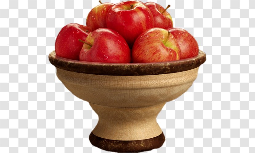 Food Bowl Apple Fruit Nutrition - Canvas Print Transparent PNG