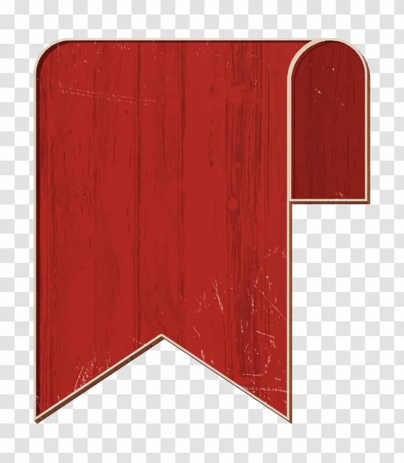 Essential Icon Bookmark - Door - Coquelicot Transparent PNG