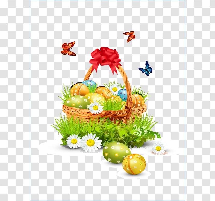 Easter Bunny Basket Clip Art - Grass - Egg Creative Transparent PNG