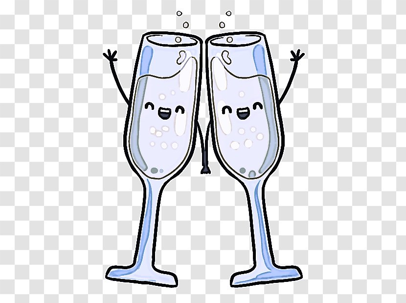 Wine Glass - Drinkware - Champagne Stemware Transparent PNG