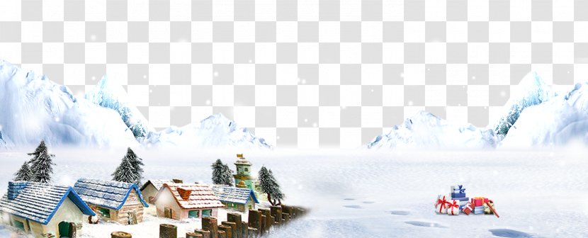 Winter Daxue Snow - Advertising - Tree House Transparent PNG
