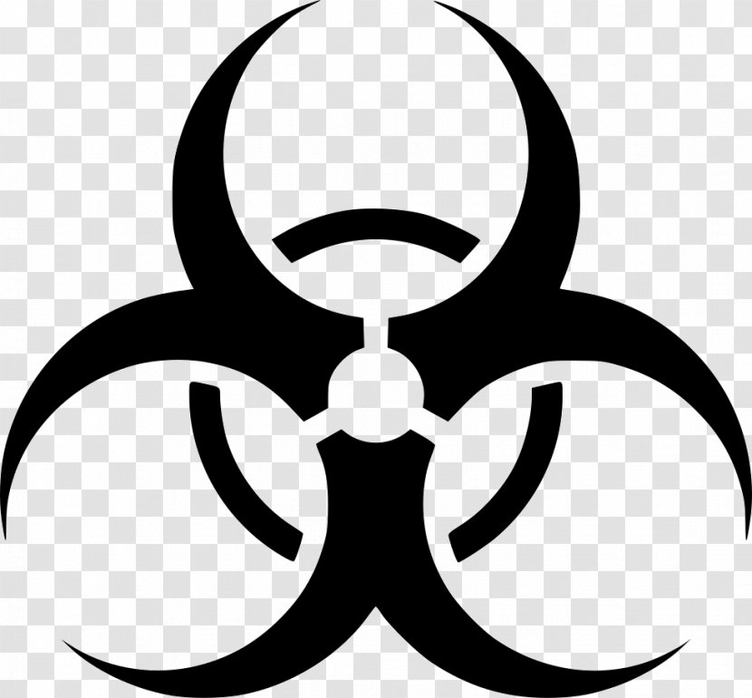 Biological Hazard Clip Art - Biohazard Symbol Transparent PNG