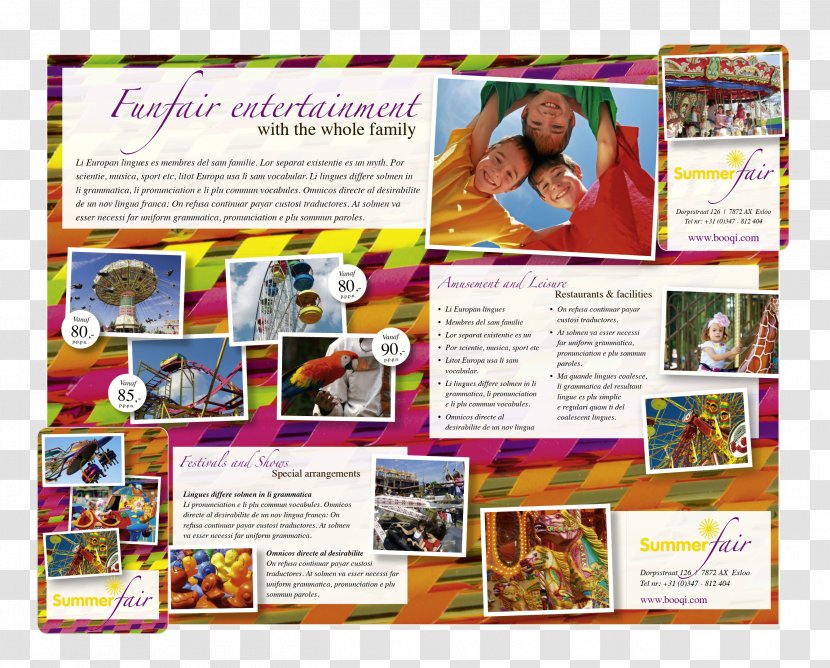 Brochure - Summer Template Transparent PNG