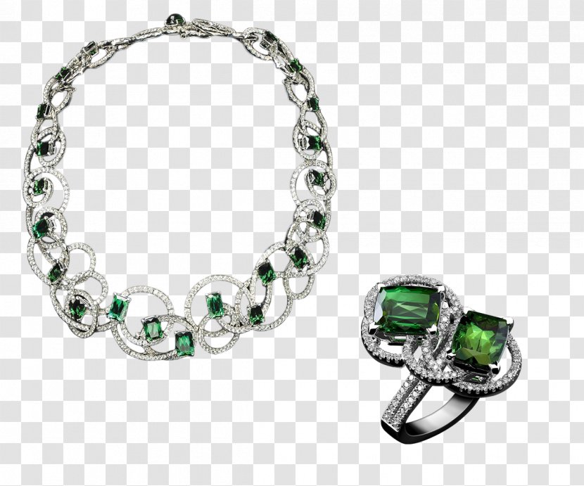 Emerald Bracelet Silver Body Jewellery - Cartoon Transparent PNG