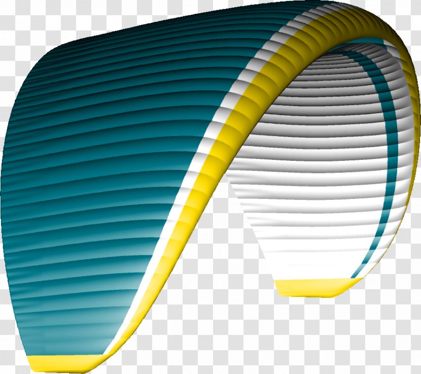 Aerodynamics Paragliding Flight Ion Green - Gliding Parachute Transparent PNG