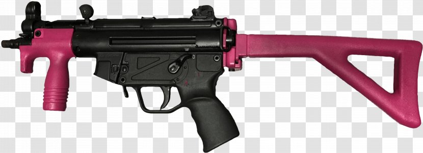 Heckler & Koch MP5 M4 Carbine Submachine Gun Firearm Personal Defense Weapon - Machine Transparent PNG