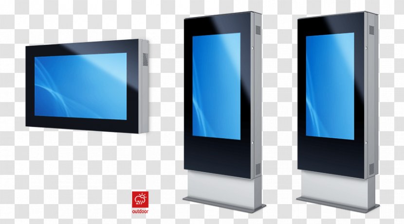 Display Device Digital Signs Computer Monitors Advertising Liquid-crystal - Flat Panel Transparent PNG