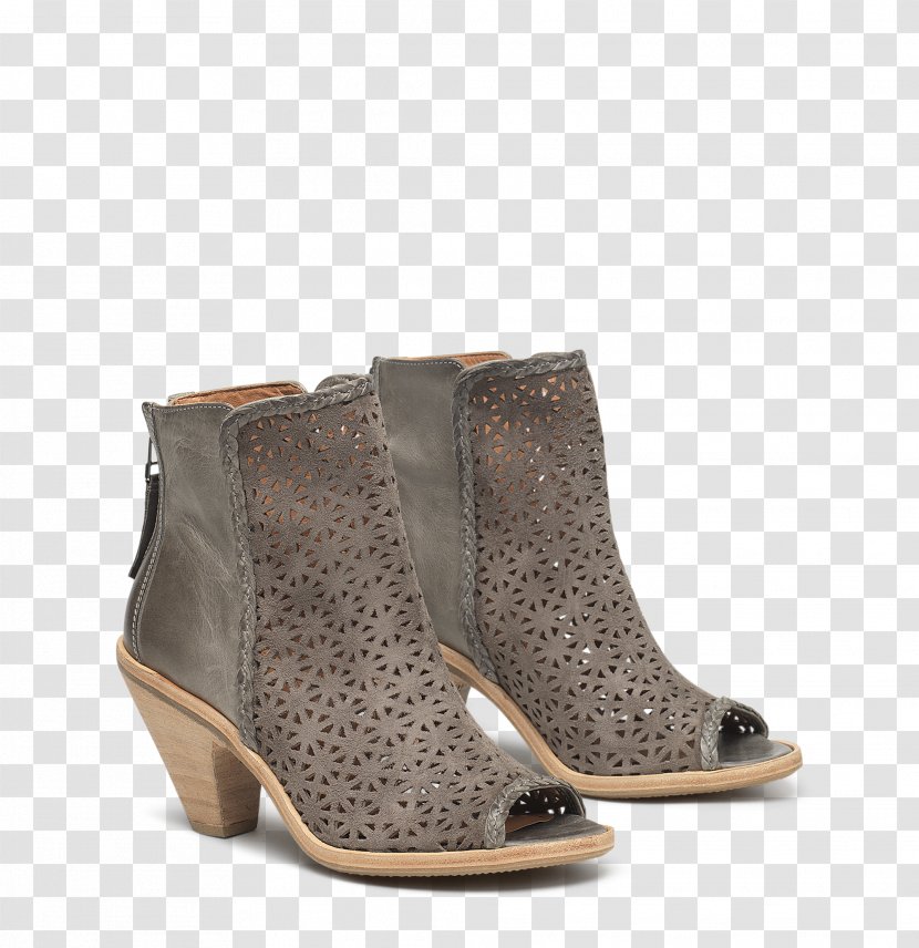 Suede Boot Sandal Shoe Brown - Outdoor - Feminine Goods Transparent PNG