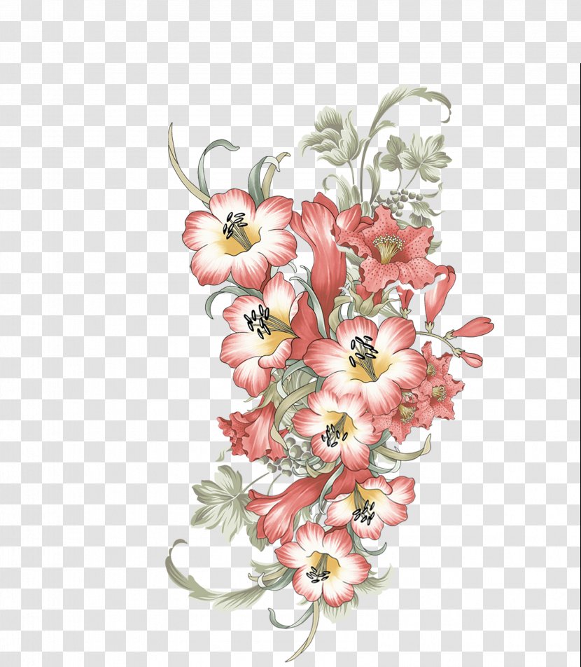 Printing And Writing Paper Stationery Letter Sticker - Flowering Plant - Lily Transparent PNG