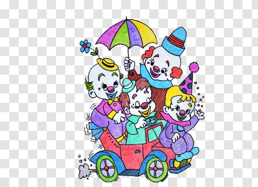 Clip Art Illustration Drawing Cartoon Product - Happy Birthday Clown Gifs Transparent PNG