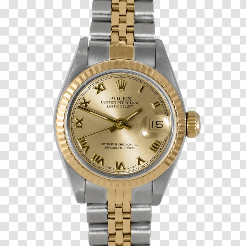 Rolex Datejust Submariner Automatic Watch - Metal - Ladies Transparent PNG