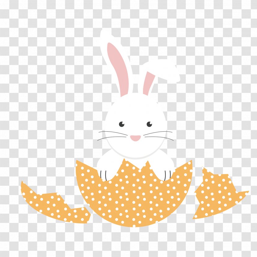Easter Bunny Rabbit Egg Clip Art - Cat - And Eggs Transparent PNG