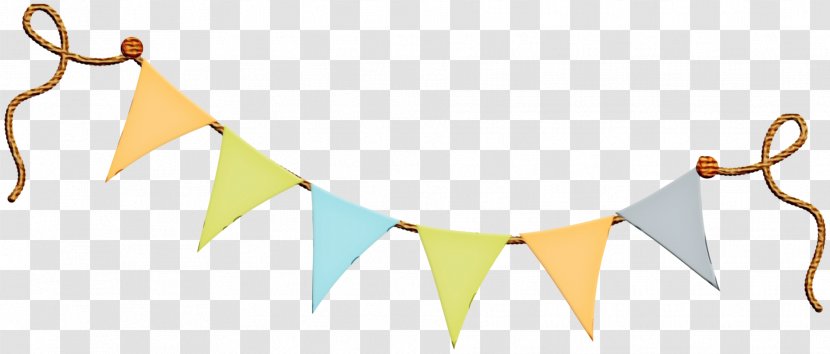 Birthday Banner Garland Party - Baby Shower - Turquoise Transparent PNG