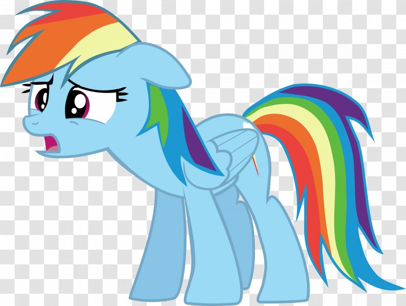 Rainbow Dash Pony Rarity Derpy Hooves Fluttershy - Mammal - My Little Transparent PNG
