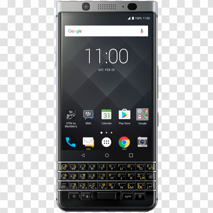 BlackBerry KEYone 32GB BBB100-2 Emea [Black] SIMフリー 4G Smartphone LTE - Blackberry Transparent PNG