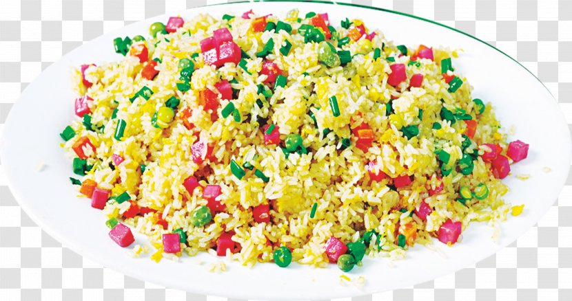 Yangzhou Fried Rice Ham Chinese Cuisine Transparent PNG