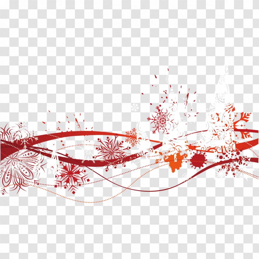 Christmas Snowflake Line - Petal - Creative Lines Transparent PNG