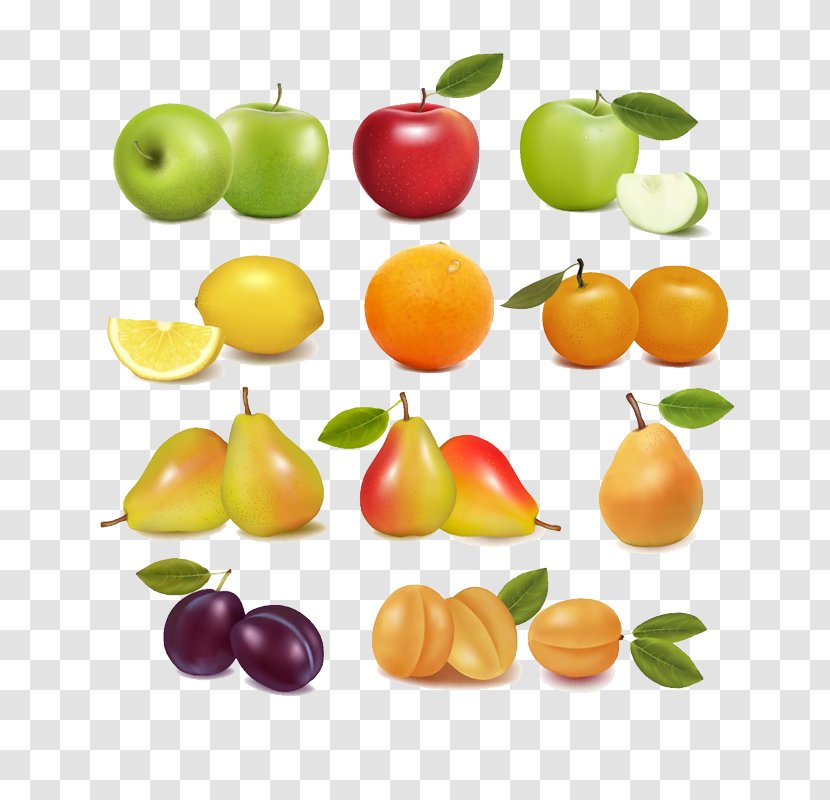 Fruit Clip Art - Natural Foods - Fruits Element,apple,orange Transparent PNG