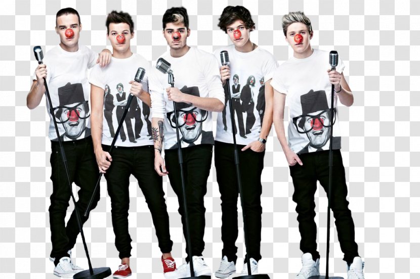 One Direction Red Nose Day 2013 Comic Relief Way Or Another - Heart Transparent PNG