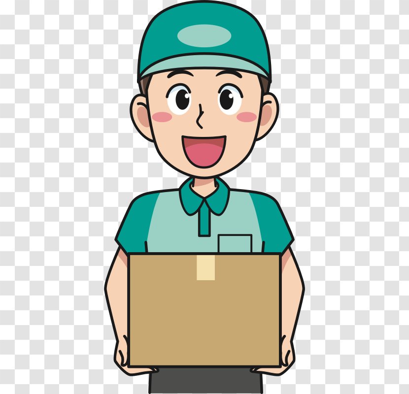 Clip Art Recruitment Image 静岡市物流団地協同組合 - Happiness - Deliveryman Clipart Transparent PNG