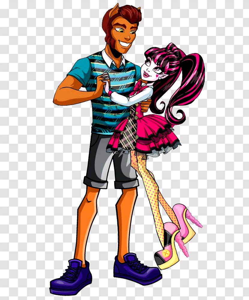 Monster High Original Gouls CollectionClawdeen Wolf Doll Draculaura Ghoul - Cartoon Transparent PNG