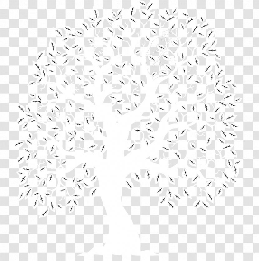 Black And White Monochrome Photography - Love Tree Transparent PNG