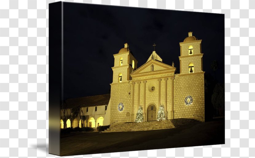 Mission Santa Barbara Middle Ages Medieval Architecture Basilica Chapel - Cathedral Transparent PNG