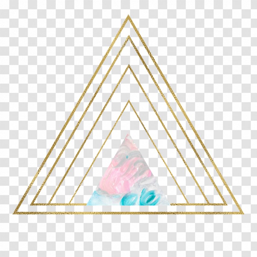 Golden Triangle Geometry Geometric Shape Transparent PNG