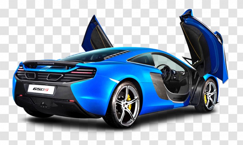 Geneva Motor Show McLaren Automotive 2015 650S Coupe P1 - Mode Of Transport - Blue Mclaren 650s Car Back Transparent PNG