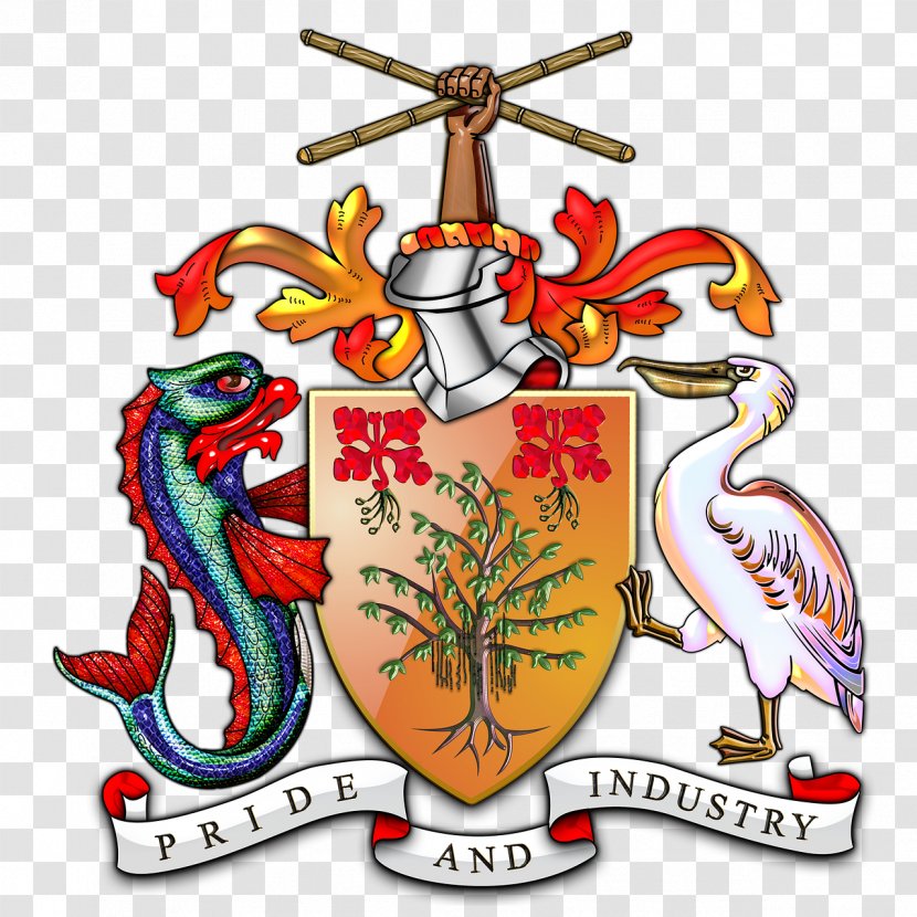 Coat Of Arms Barbados T-shirt Zazzle National Symbols - Tshirt Transparent PNG