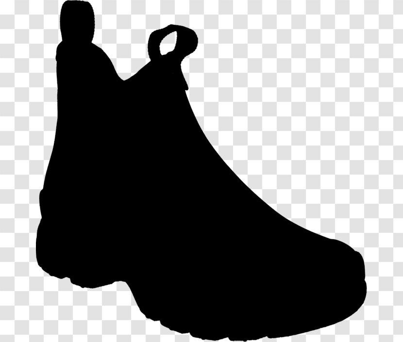 Clip Art Shoe Line Silhouette Walking - Style Transparent PNG