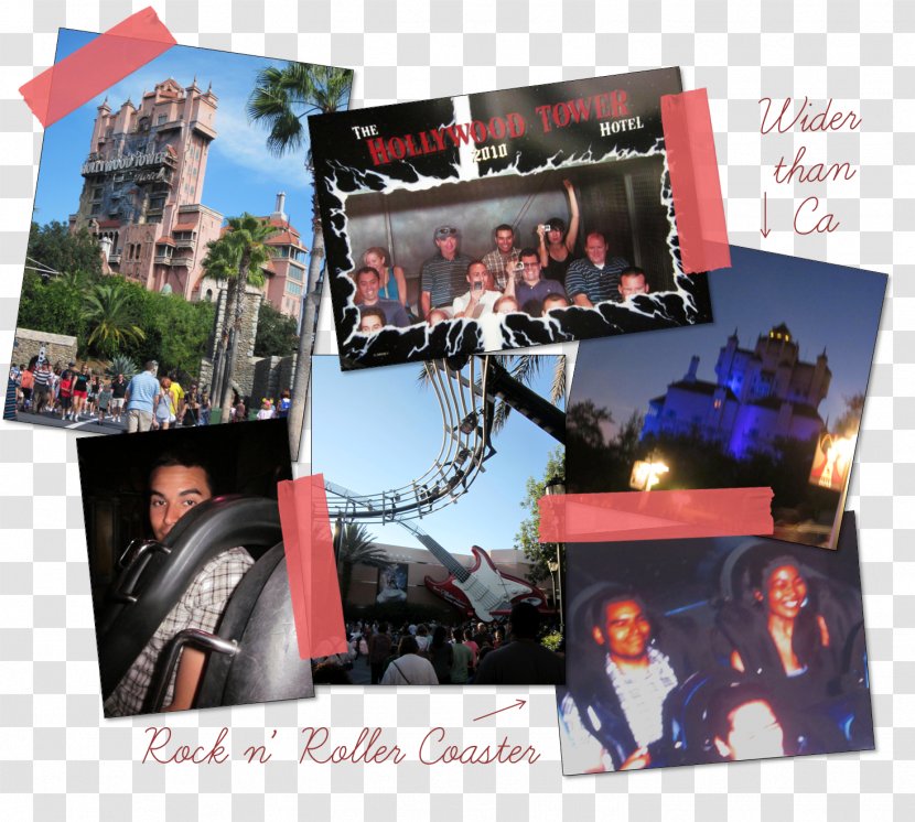 The Twilight Zone Tower Of Terror Advertising Collage Walt Disney World Transparent PNG