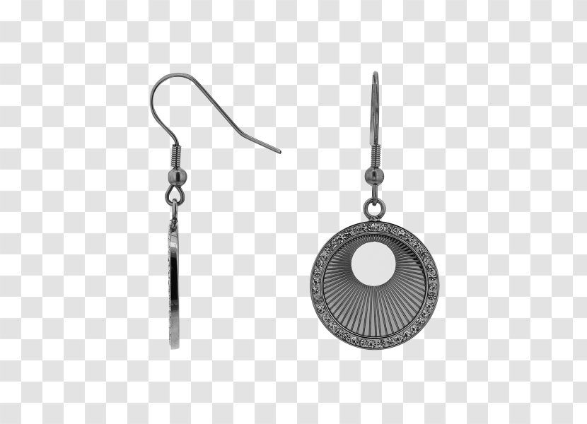 Earring Bijou Woman Silver - Fr - Croissant Transparent PNG