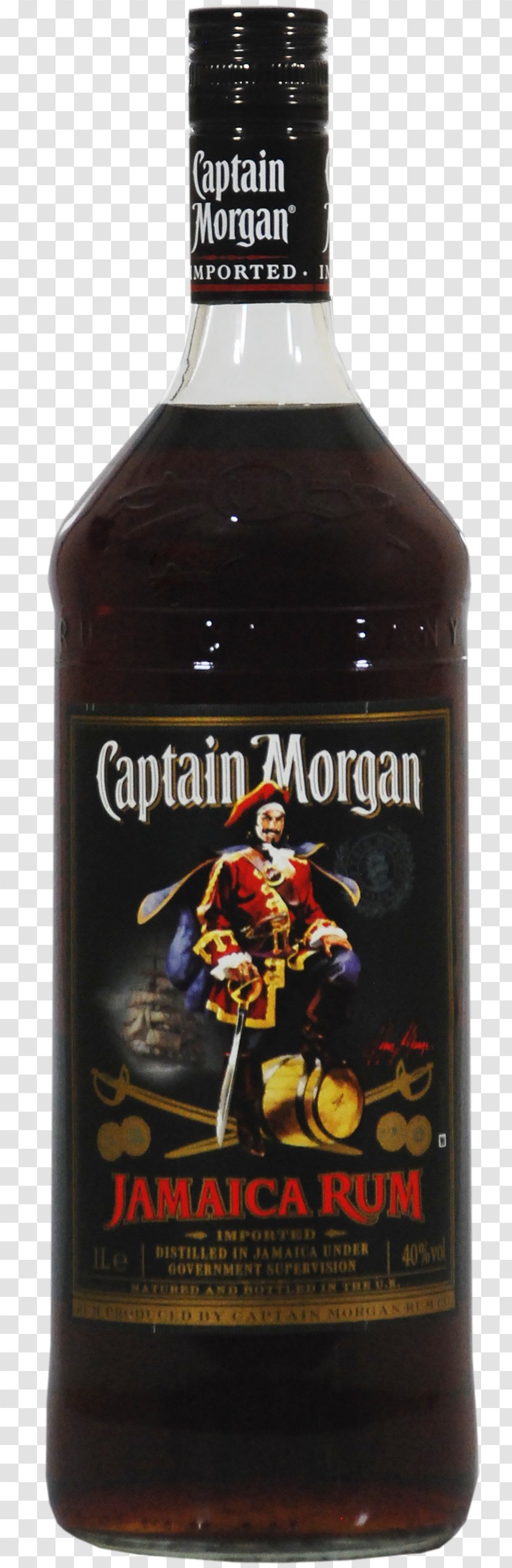 Captain Morgan Rum Liqueur Coffee Liquor - Wine Transparent PNG