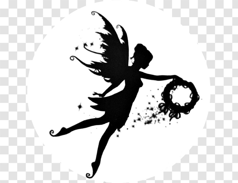 Silhouette Fairy Stencil Shadow - Ballet Dancer - Fairies Transparent PNG