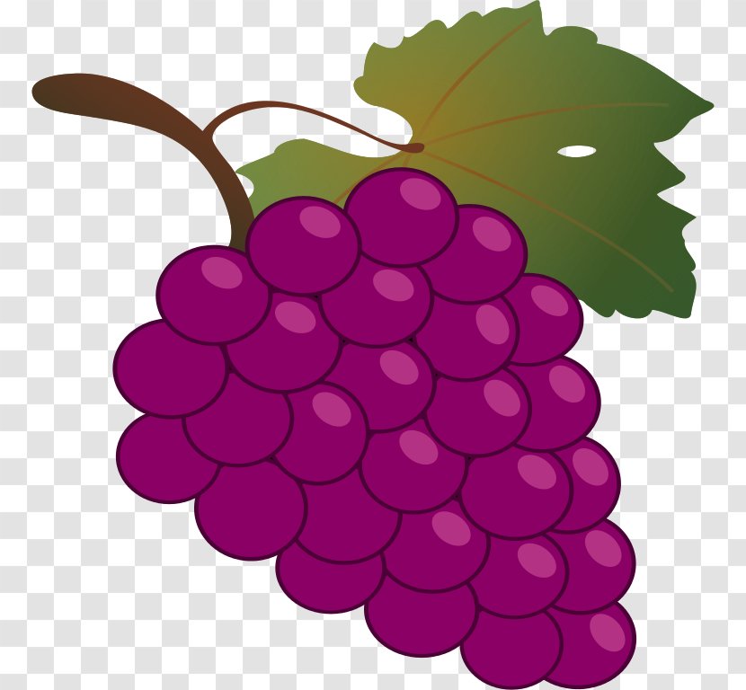 Common Grape Vine Wine Free Content Clip Art - Leaves - Grapes Images Transparent PNG