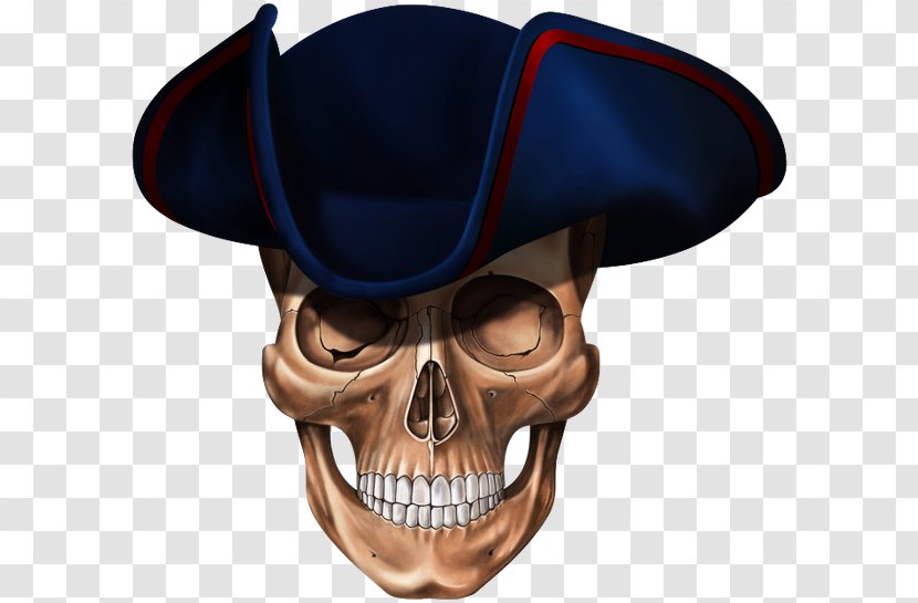 Human Skull Symbolism Piracy Clip Art - Hat Transparent PNG