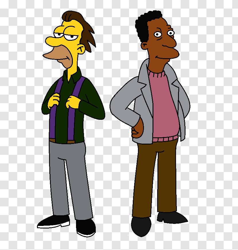 Homer Simpson Lenny Leonard The Simpsons: Tapped Out Kent Brockman And Carl - Vertebrate Transparent PNG