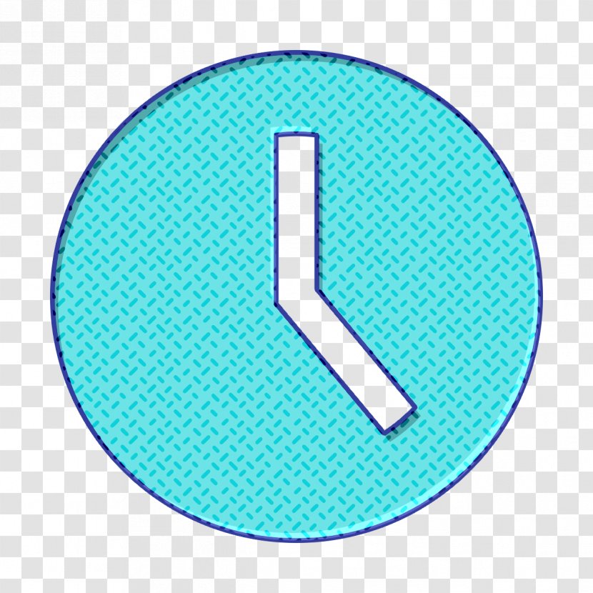 Time Icon - Meter - Symbol Electric Blue Transparent PNG