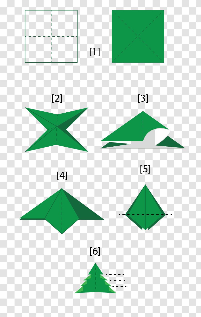 Origami Paper - Leaf - Design Transparent PNG