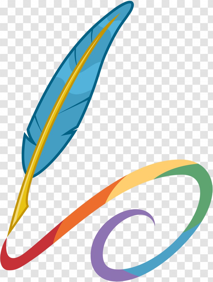 Quill Drawing Art - Feather Transparent PNG