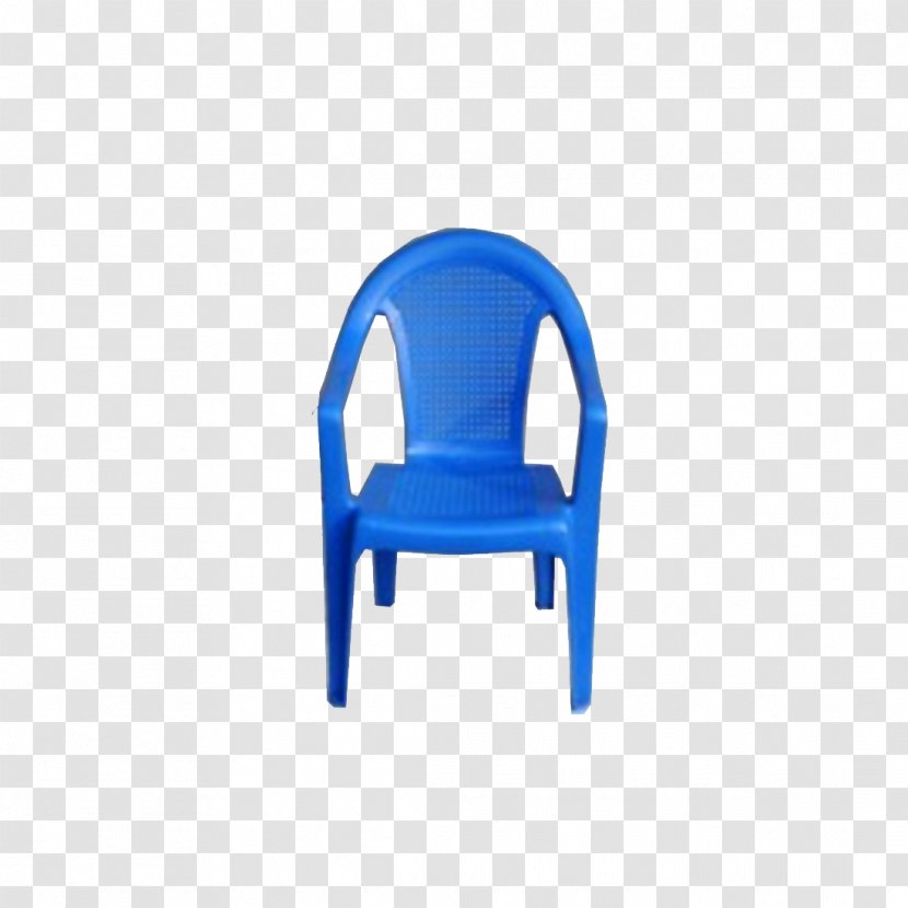 Chair Plastic - Azure - Seat Transparent PNG