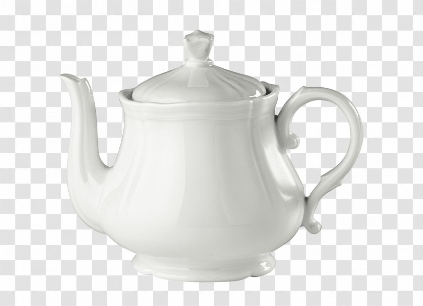Teapot Doccia Porcelain Kettle Tableware - House - White Stoneware Dishes Transparent PNG