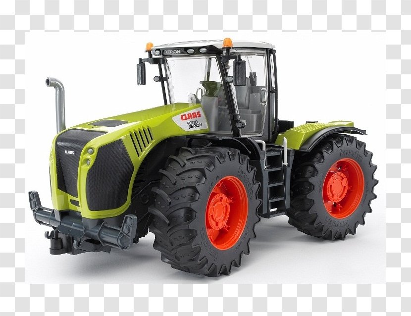 Claas Xerion 5000 Tractor Bruder Toy - Baler Transparent PNG