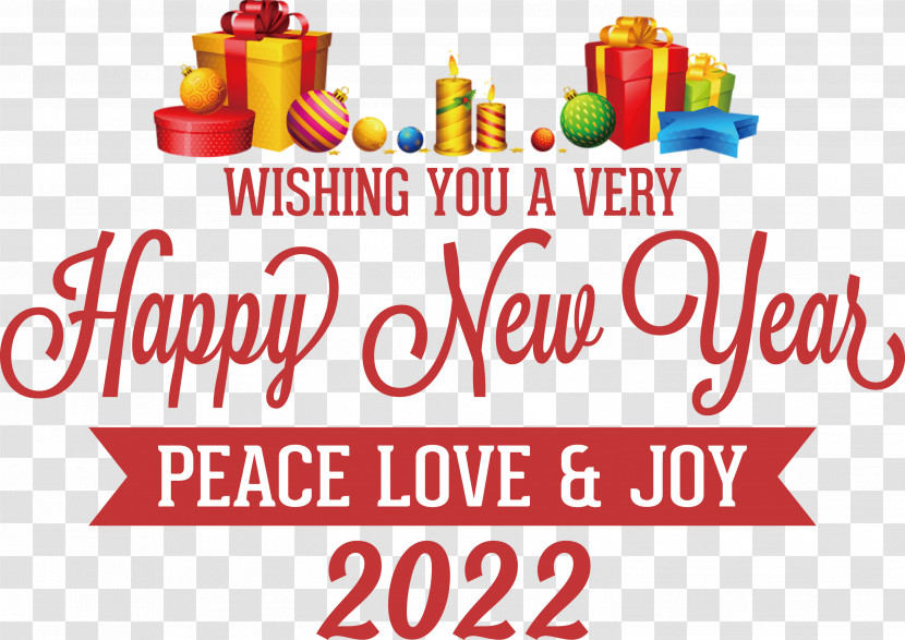 2022 New Year Happy New Year 2022 2022 Transparent PNG