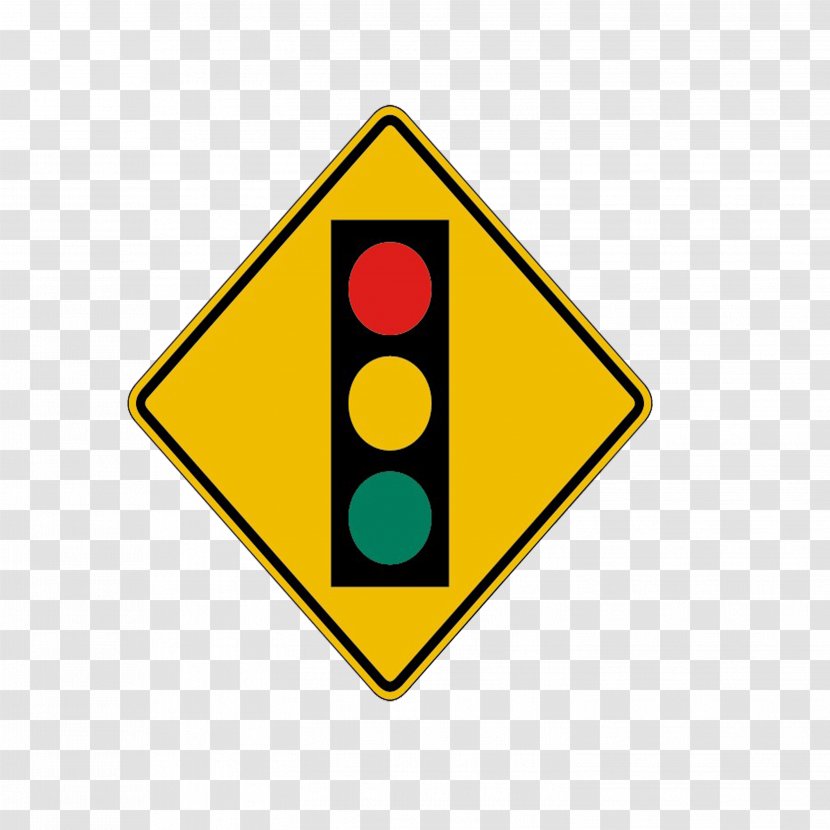 Traffic Light Sign Warning - Wall Transparent PNG