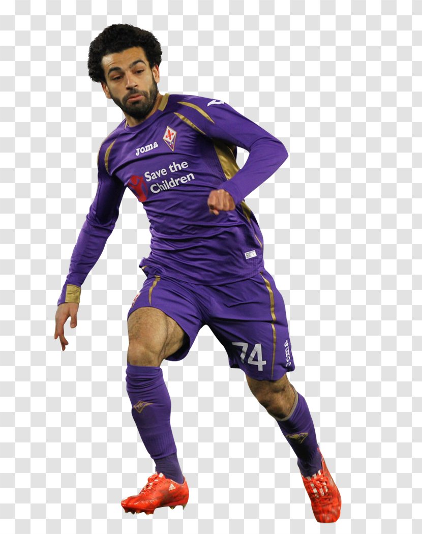 Mohamed Salah ACF Fiorentina FC Basel Football Player Jersey - Frame Transparent PNG