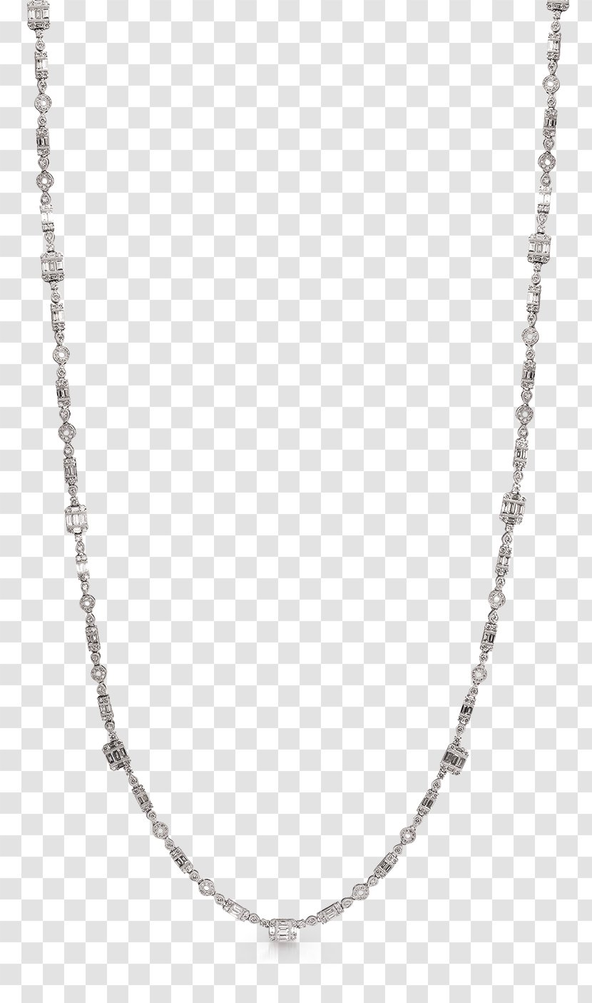 Necklace Jewellery Chain Gold Charms & Pendants Choker - Diamond Transparent PNG
