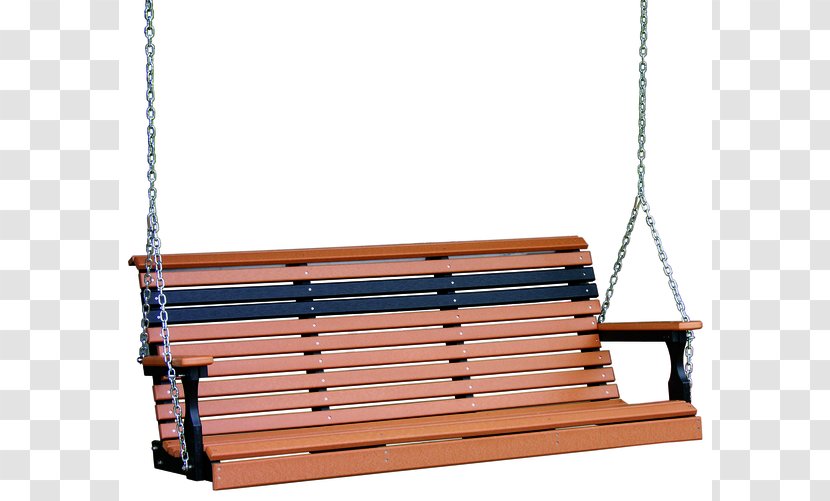 Swing Porch Plastic Lumber Garden Furniture Bench - For Transparent PNG