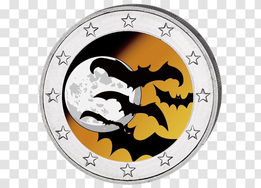 Halloween Witch Child Disguise Painting - 2 Euro Coin Transparent PNG